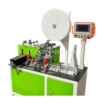 Equipamento de inserção de tira de liga de alumínio